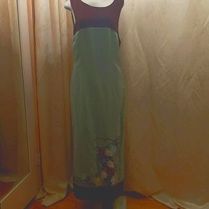 NWOT Vintage Fancy Lady long linen dress